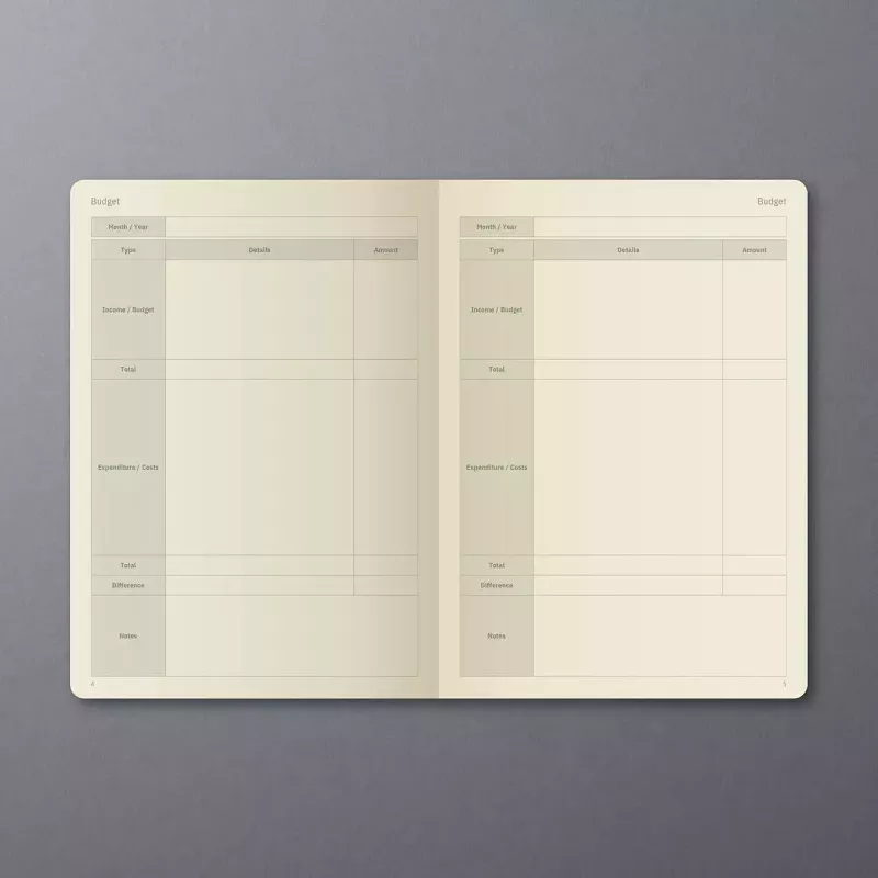 Weekplanner Sigel CO701 hardcover 192 pagina's zwart