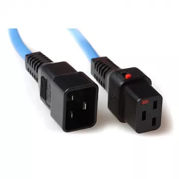 ACT stroomkabel C19 IEC Lock C20 blauw 3 m 16 A 230 V
