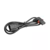 ACT netkabel C14 - C13 IEC Lock (haaks) zwart 2 m, PC2045