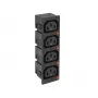 ACT C13 IEC Lock netingang (4x uitgang) - zwart, PA135015BK4