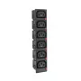 ACT C13 IEC Lock netingang (6x uitgang) - zwart, PA135015BK6