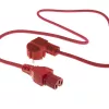ACT netkabel hoofdaansluiting CEE 7/7 stekker (haaks) – C15 rood 1,5 m