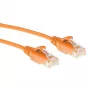 ACT oranje 7 m LSZH U/UTP CAT6 datacenter slimline patchkabel trekontlastingvrij met RJ45-stekkers