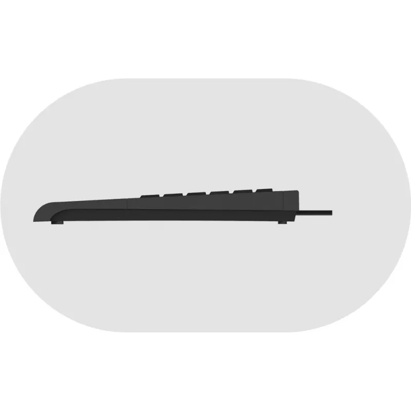 KeySonic ACK-3410 (UK) toetsenbord home USB QWERTY UK Engels zwart