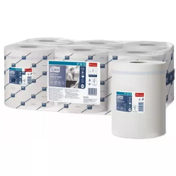 Papieren handdoekjes Tork 473412 340 vel wit 113,9 m