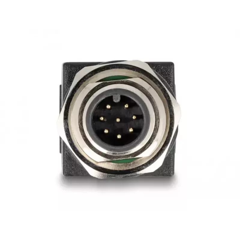 DeLOCK M12 adapter A-gecodeerd 8-polig stekker naar RJ45-bus recht