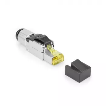 ACT veldmonteerbare stekker RJ45 CAT6A afgeschermd, gereedschapsloos, 4PPoE 100W