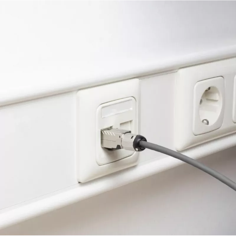 ACT veldconfectioneerbare RJ45 CAT6A-stekker afgeschermd, gereedschapsvrij, 4PPoE 100W