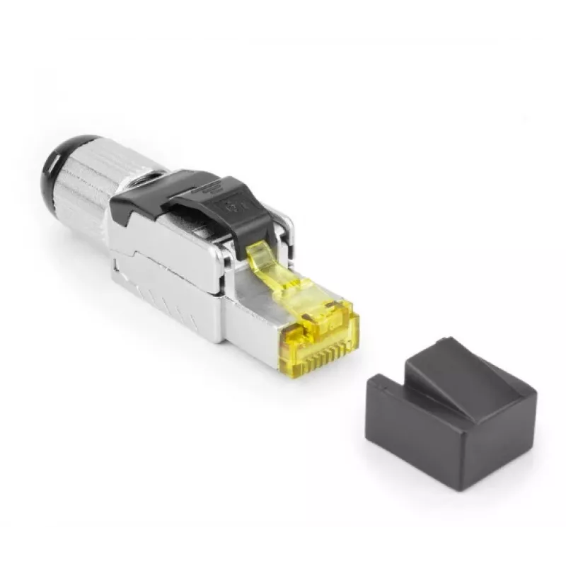 ACT veldconfectioneerbare RJ45 CAT6A-stekker afgeschermd, gereedschapsvrij, 4PPoE 100W