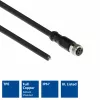 ACT Industrial 3,00 meter sensorkabel M8A 3-polig bus naar open uiteinde, Ultraflex Xtreme TPE-kabel, afgeschermd