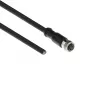 ACT Industrial 3,00 meter sensorkabel M8A 4-polig bus naar open uiteinde, Ultraflex Xtreme TPE-kabel, afgeschermd