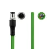 ACT Industrial 1,50 meter sensorkabel M12A 8-polig stekker naar open uiteinde, Ultraflex TPE-kabel, afgeschermd