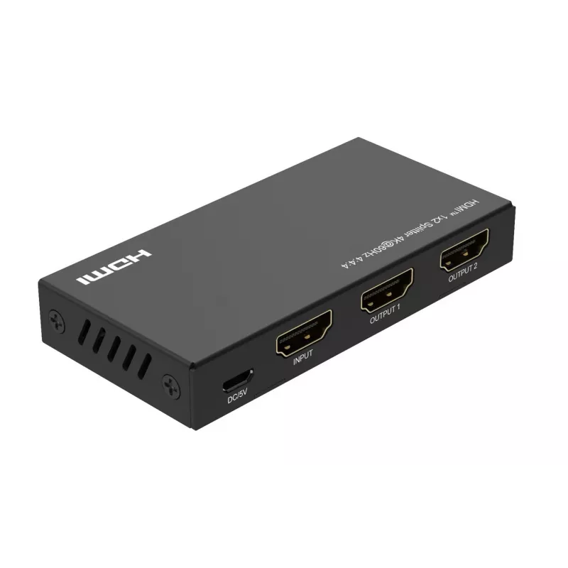HDMI-splitter Microconnect MC-HDMISPLITTER0102-4K 4K-resolutie zwart