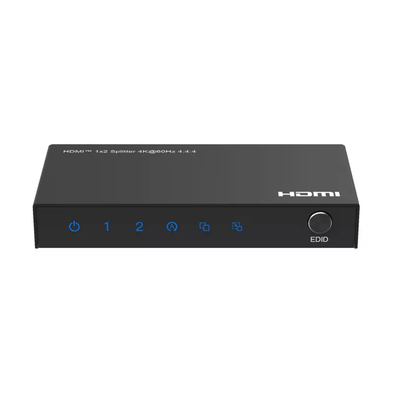 HDMI-splitter Microconnect MC-HDMISPLITTER0102-4K 4K-resolutie zwart