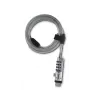 Hama USB-kabelslot zilver, transparant 1,8 m