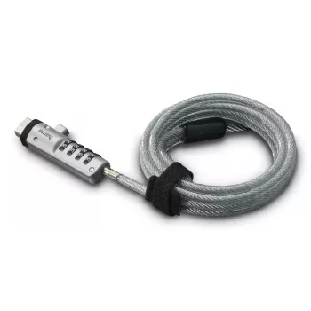 Hama USB-kabelslot zilver, transparant 1,8 m