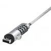 Hama USB-kabelslot zilver, transparant 1,8 m