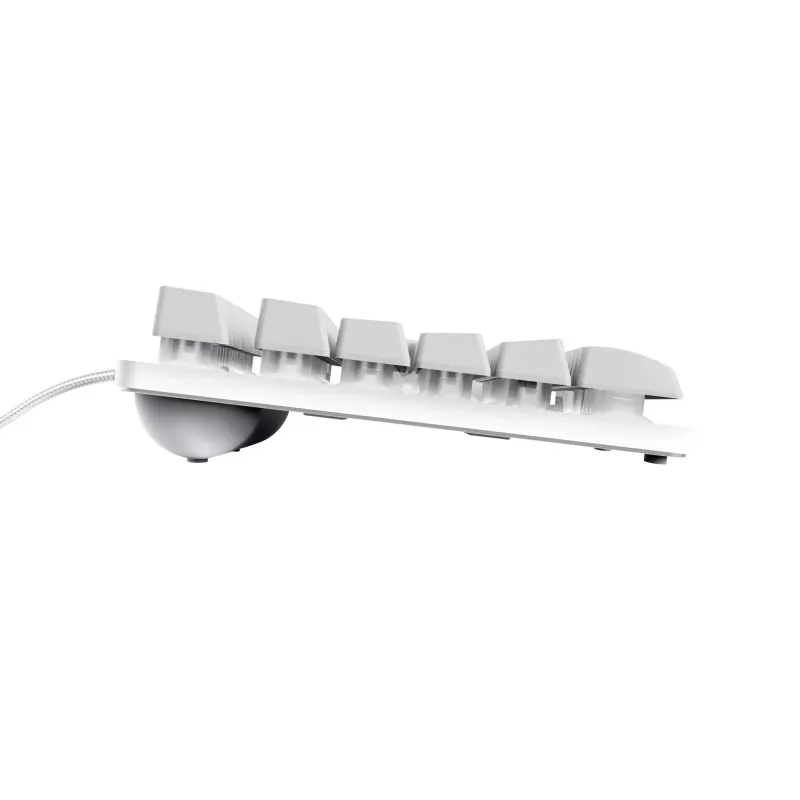 Trust GXT 833W Thado toetsenbord gaming USB QWERTZ Duits wit