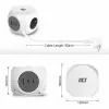ACT AC2420 stroomverlenging 1,5 m 3 AC-stopcontacten binnen wit