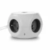 ACT AC2425 stroomverlenging 1,5 m 3 AC-stopcontacten binnen wit