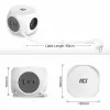 ACT AC2425 stroomverlenging 1,5 m 3 AC-stopcontacten binnen wit