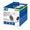 ACT AC2425 stroomverlenging 1,5 m 3 AC-stopcontacten binnen wit