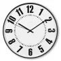 Hama Formentera quartz horloge rond zwart, wit
