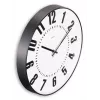 Hama Formentera quartz horloge rond zwart, wit