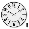Hama Formentera quartz horloge rond zwart, wit