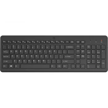 Draadloos full-size membraantoetsenbord HP 220 – Zwart, RF 2,4 GHz, USB-A-ontvanger, QWERTY, numeriek toetsenblok, AAA-batterij