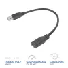 USB-adapter ACT AC7460 USB-A-stekker naar 24-polige USB-C-bus, 20 cm, 5 Gbit/s