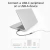 USB-adapter ACT AC7460 USB-A-stekker naar 24-polige USB-C-bus, 20 cm, 5 Gbit/s