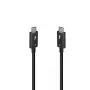 Lindy 1m Thunderbolt 5 kabel, 80Gbit/s, Passief, Stekker, Stekker, 1 m, 80 Gbit/s, Zwart, Nikkel