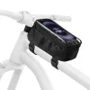 Hama 00121353 Fietstas/-mand Frame 1,7 l Polyester Zwart