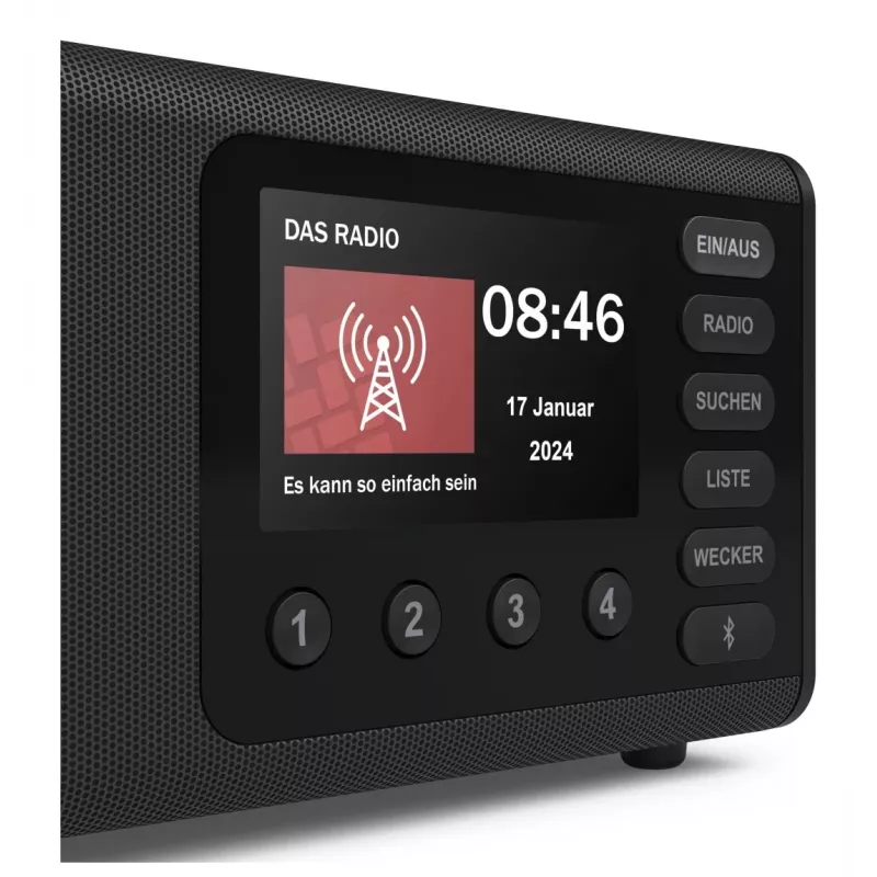 Persoonlijke radio Hama DR1001 Digitaal DAB DAB+ FM 5W TFT-display