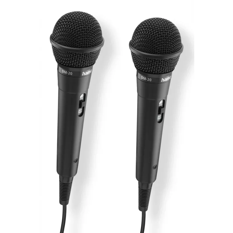 Hama Karaoke Zwart Karaoke-microfoon