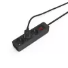 Hama 00223013 verlengsnoer 1,4 m 3 AC-uitgangen binnen zwart