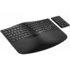HP 960 Ergonomic Wireless toetsenbord full-size 100% RF draadloos + Bluetooth membraan zwart voor thuis