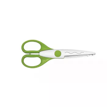Universele schaar voor figuursnijden Wedo 77 1901 groen 160 mm