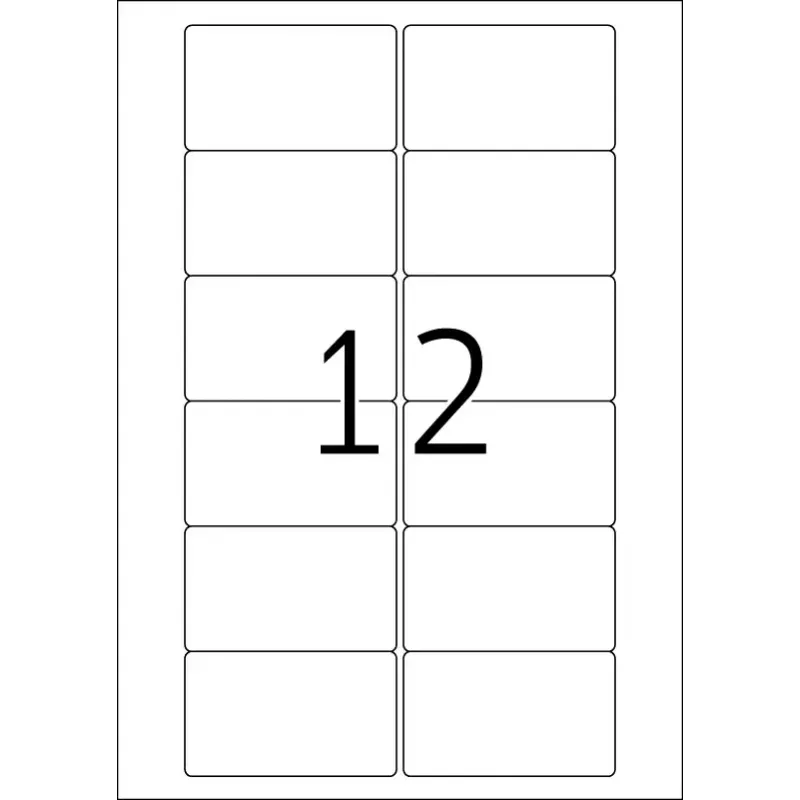 Zelfklevend printeretiket HERMA video-etiketten A4 78,7x46,6 mm