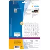 Zelfklevend printeretiket HERMA video-etiketten A4 78,7x46,6 mm
