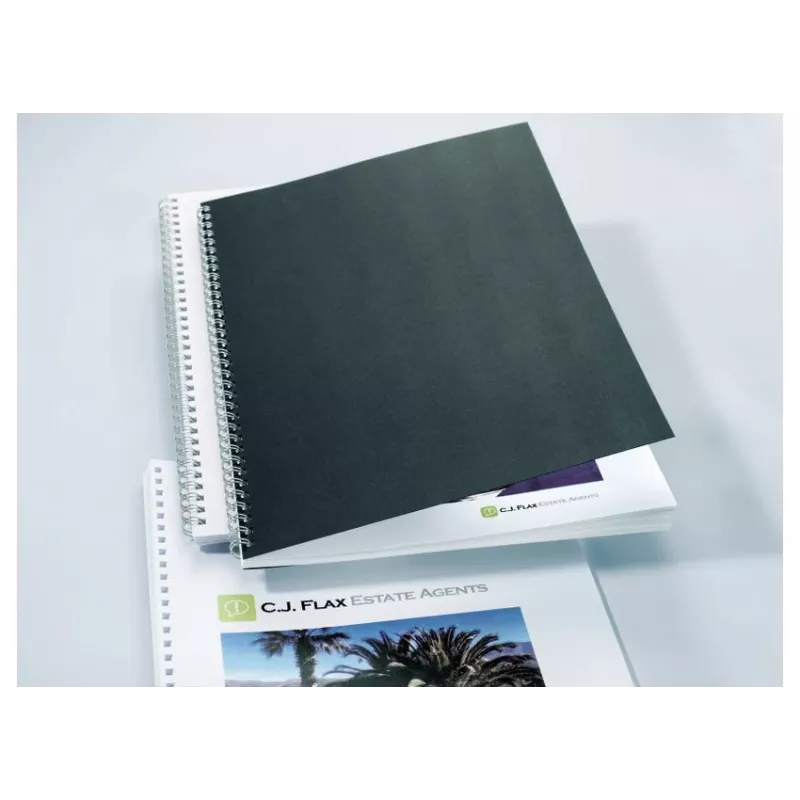 GBC LinenWeave CE050010 inbindomslagen, A4 (210 x 297 mm), 250 g/m², 100 st., zwart