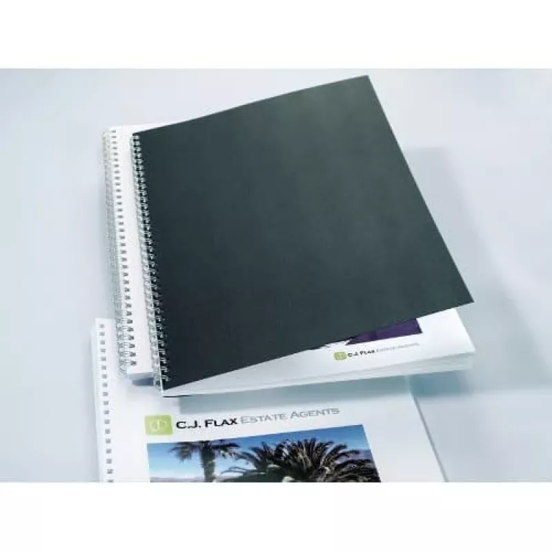 GBC LinenWeave CE050010 inbindomslagen, A4 (210 x 297 mm), 250 g/m², 100 st., zwart