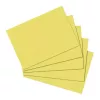 Kaartkaart Herlitz 10837136 geel A5 100 stuks