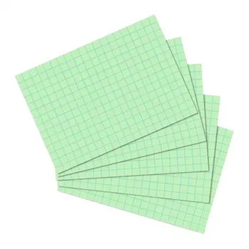 Kaartkaarten Herlitz 10901452 groen 100 stuks gelinieerd papier 170 g/m²