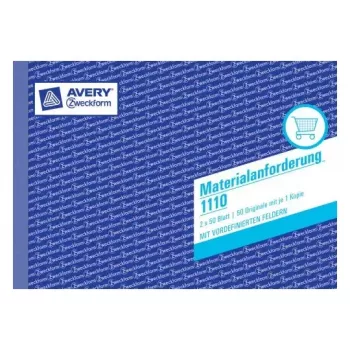 Administratieboek Avery 1110 blauw wit