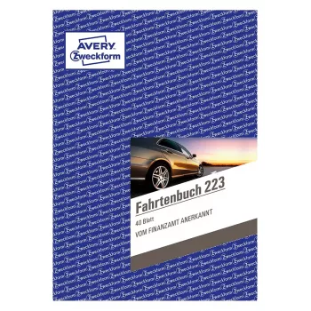 Administratieboek Avery 223 blauw wit