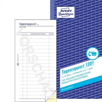 Boekhoudformulier/boek AVERY 1301 50 pagina's
