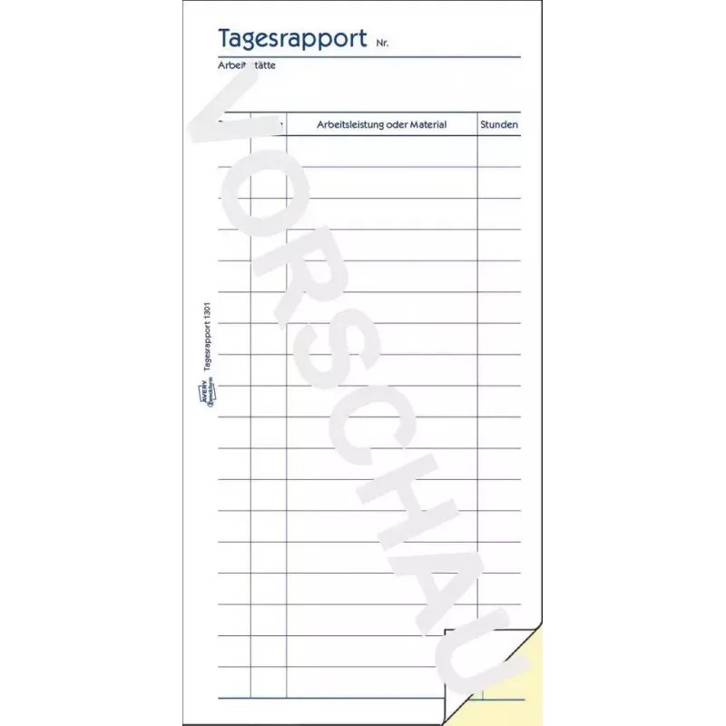 Boekhoudformulier/boek AVERY 1301 50 pagina's