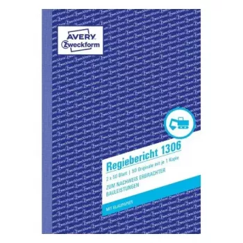 Afrekeningsformulier/boek A5 Avery 1306